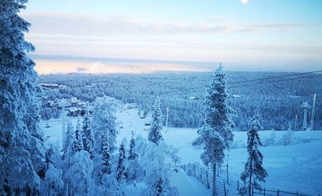 Die Liebe von Margit zum Winterzauber in Finnland